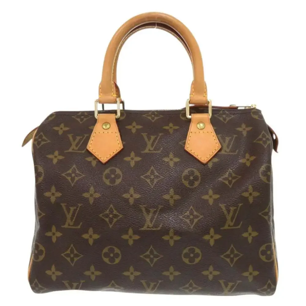 LOUIS VUITTON Brown Monogram Speedy 25 Bag